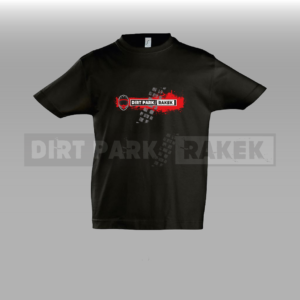 Otroška majica DirtPark črna